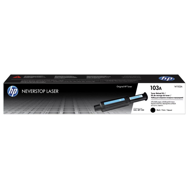 HP 103A Black Original Neverstop Laser Toner Reload Kit (W1103A)