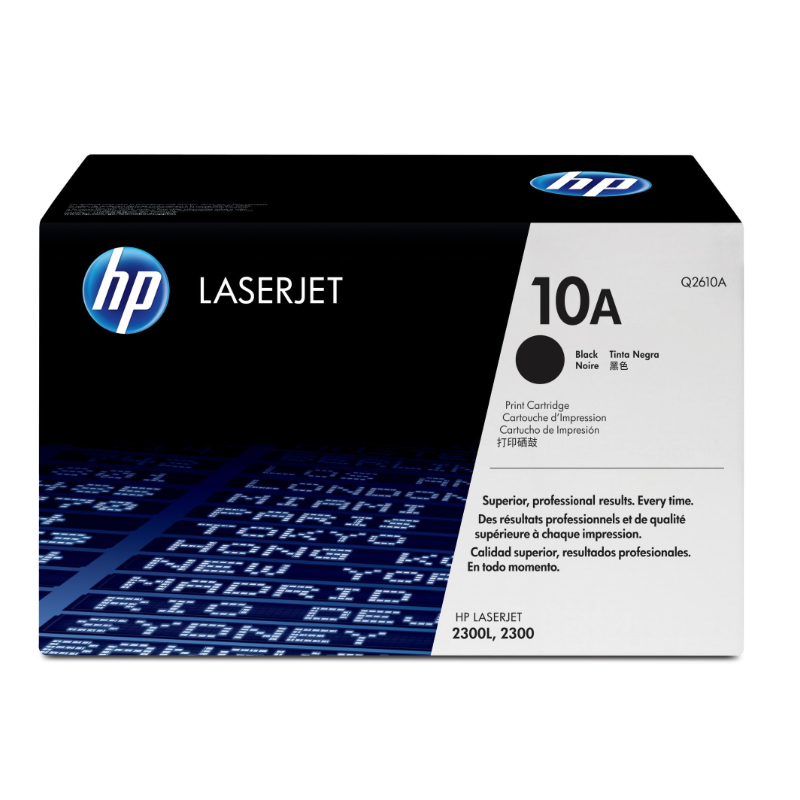 HP 10A Black Original LaserJet Toner Cartridge (Q2610A)
