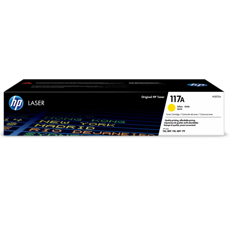 HP 117A Yellow Original Laser Toner Cartridge (W2072A)