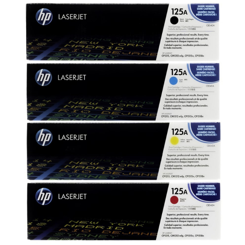 HP 125A Black Original LaserJet Toner (CB540A)