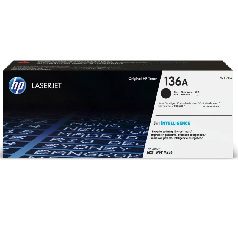 HP 136A Black (W1360A) Original LaserJet Toner Cartridge