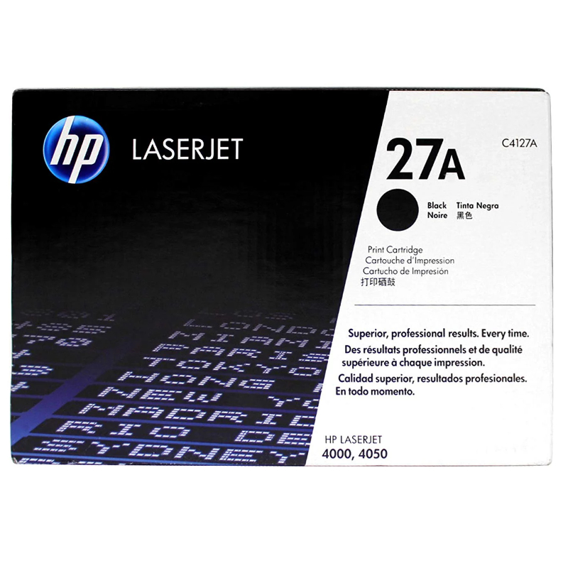 HP 27A Black Original LaserJet Toner Cartridge (C4127A)