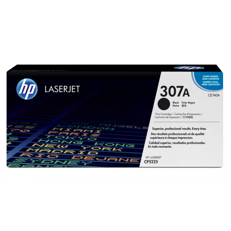 HP 307A black toner cartridge CE740A