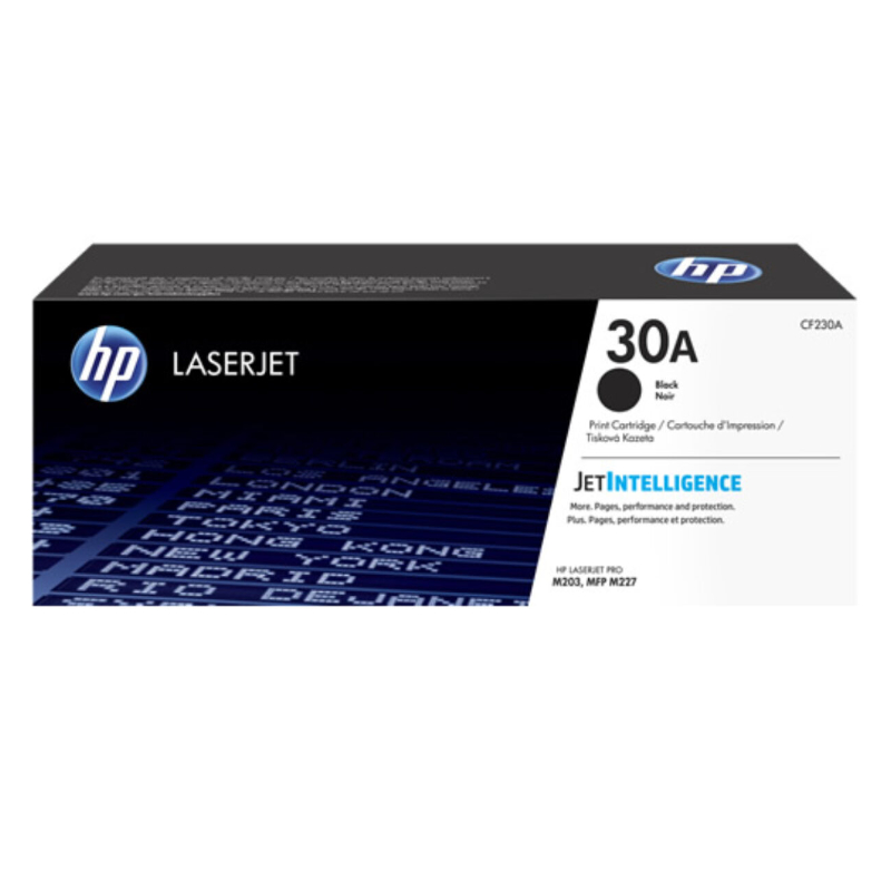 HP 30A Black Original LaserJet Toner Cartridge (CF230A)