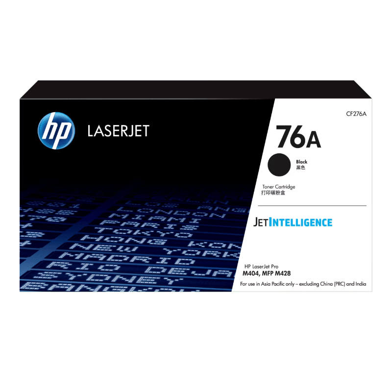 HP 76A Black Original LaserJet Toner Cartridge (CF276A)
