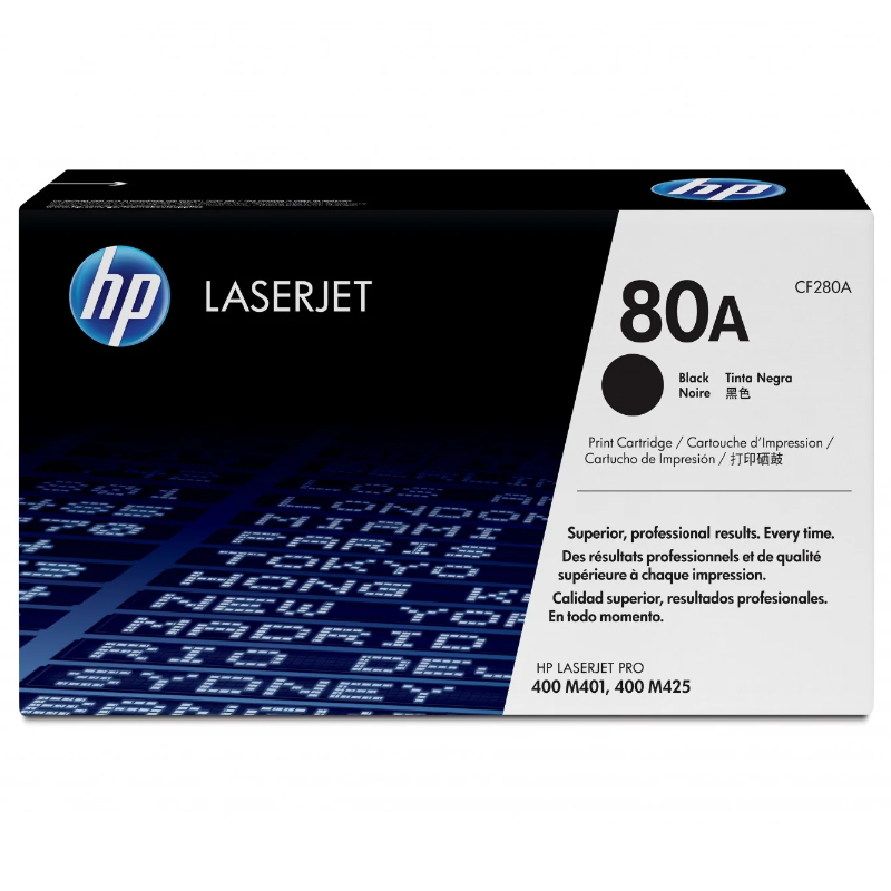 HP 80A (CF280A) Black Original LaserJet Toner Cartridge
