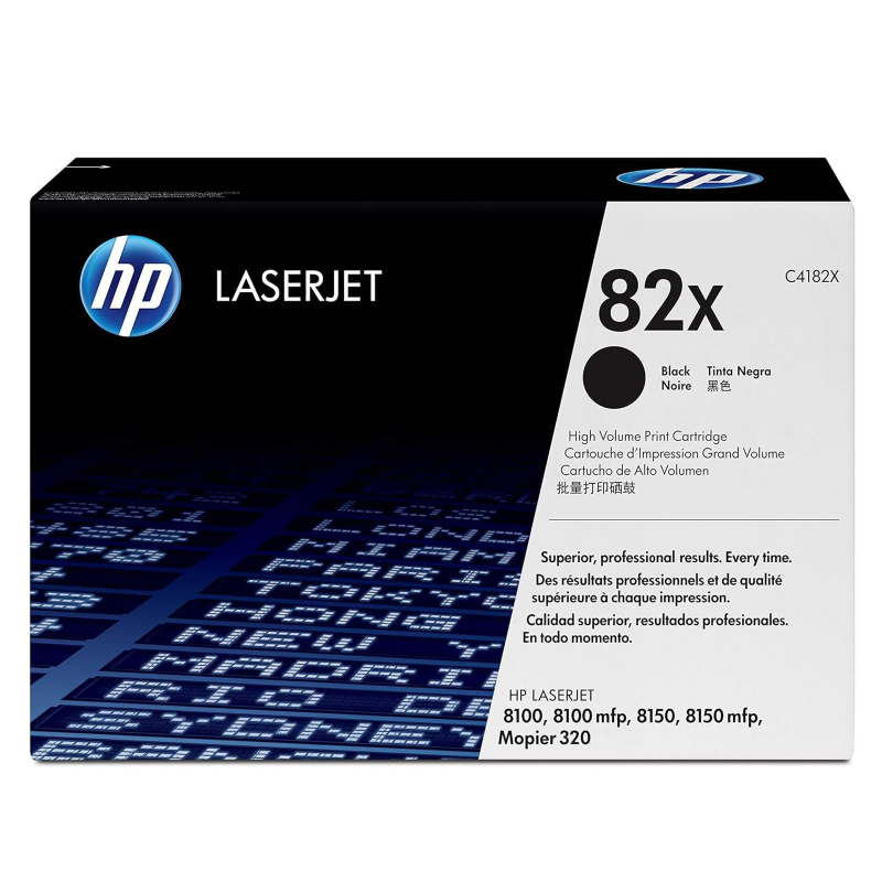 HP 82X High Yield Black (C4182X)  Original Toner Cartridge