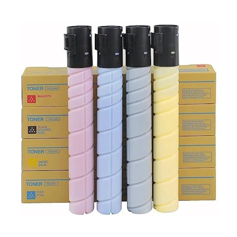 Konica Minolta TN-324/TN-512 color toner cartridge set