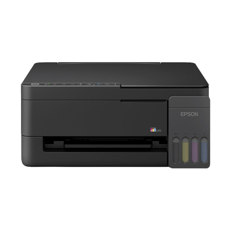 Epson EcoTank L3350 A4 colour ink tank printer on a white background