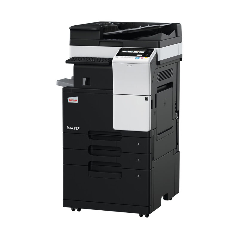 Develop ineo 287 monochrome photocopier on a white background