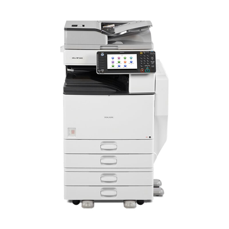 Ricoh Aficio MP 5002SP monochrome photocopier on a white background