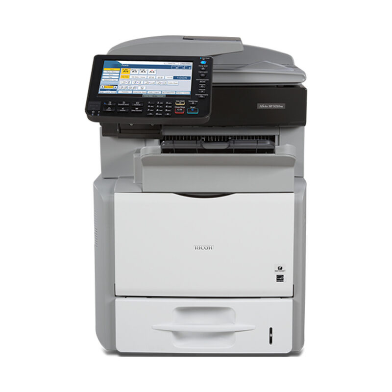 Ricoh Aficio SP 5210SR monochrome copier on a white background