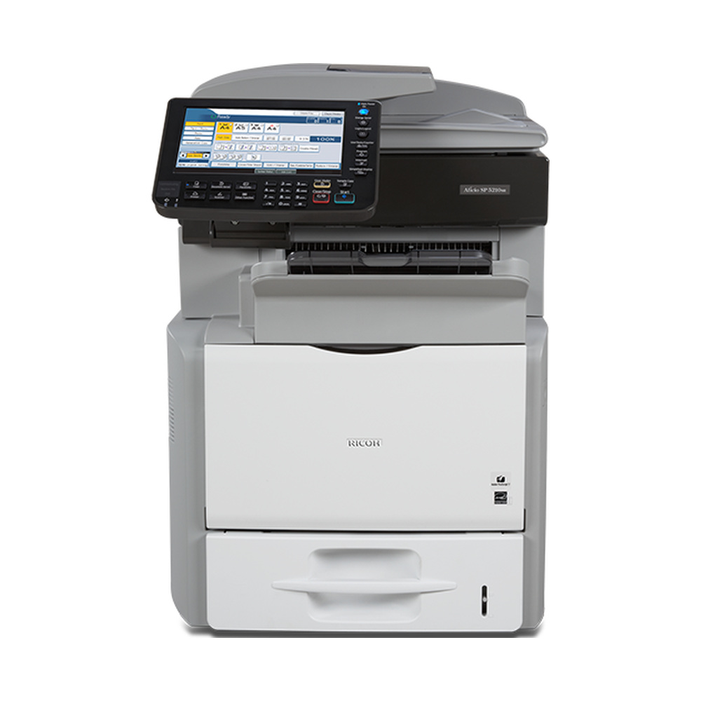 Ricoh Aficio SP 5210SR monochrome copier on a white background